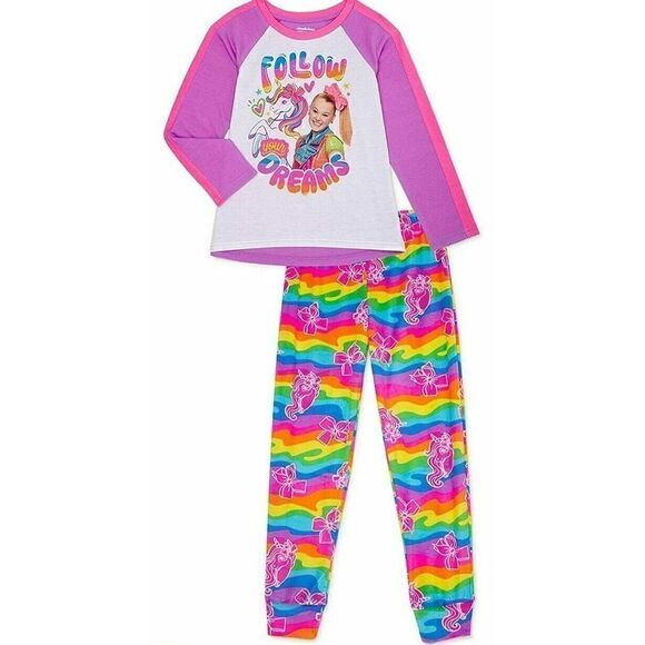 Jojo Siwa Follow Your Dreams Rainbow PJ Large 10-12   -N E W- - Picture 1 of 1